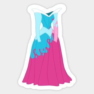 pink or blue dress Sticker